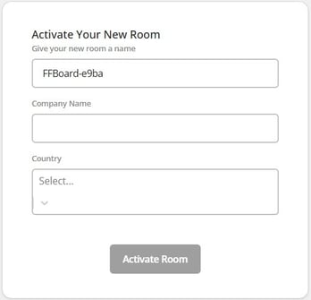 FlatFrog Board registration license flow 4