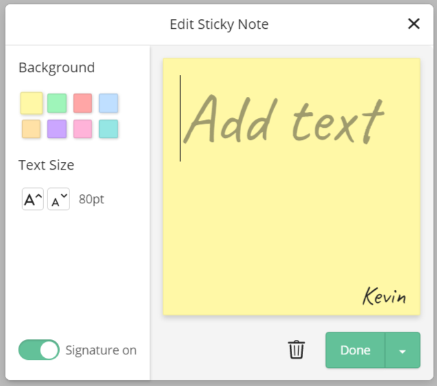 How to Add Sticky Notes?